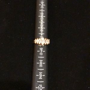 Marquis Cut Faux Diamond Ring